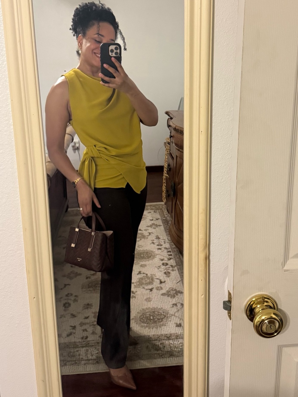 ZARA NWT Draped Sleeveless Top with Side Tie – Size M